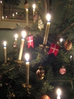 Fotos árvore de Natal com velas
