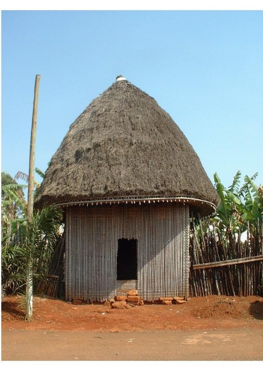 Foto cabana africana