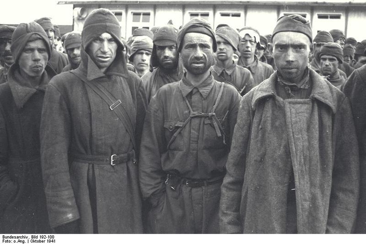 Foto campo de concentraÃ§Ã£o de Mauthausen - prisioneiros de guerra russos 