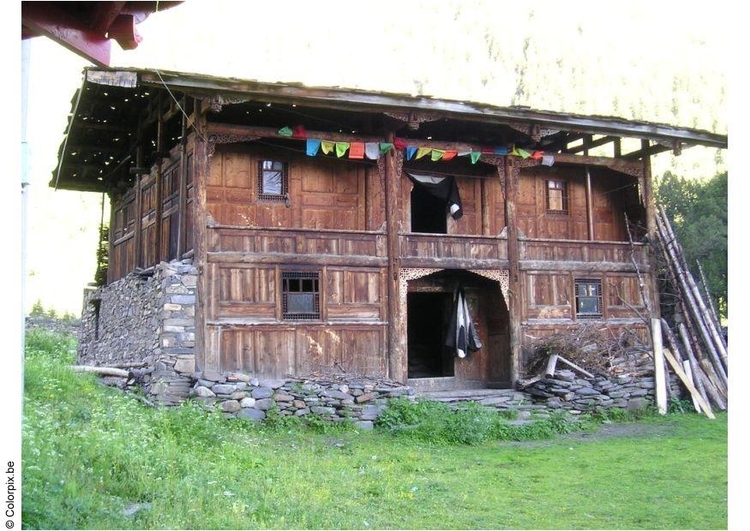 Foto casa de madeira