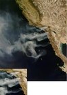 Fotos incêndios no sul da Califórnia 