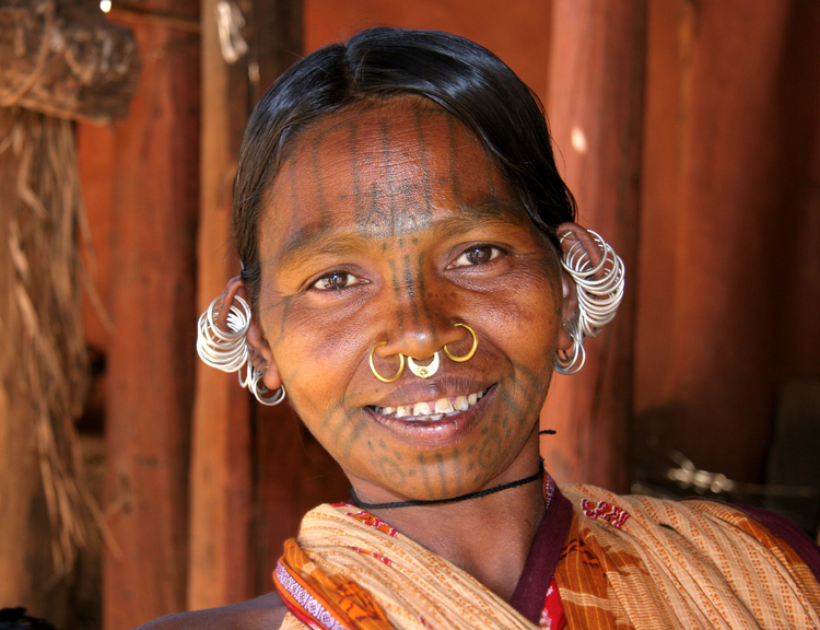 Foto mulher Kutia-kondh da Ãndia 