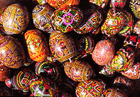 Fotos ovos de Páscoa pintados