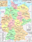 imagem Alemanha - mapa político 2007