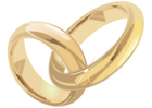 imagem anéis de casamento