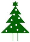 imagem árvore de Natal com estrela de Natal