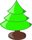 imagem árvore de Natal vazia