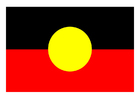 imagem bandeira aborígene 