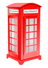 imagem cabine telefônica inglesa 