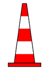 imagem cone de trânsito