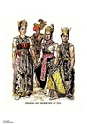 imagem dançarinas javanesas do século XIX