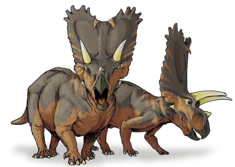 imagem dinossauro pentaceratops