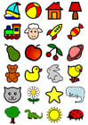 ícones para crianças 