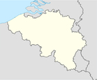 mapa da Bélgica em branco