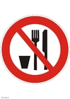 imagem proibido alimentos e bebidas