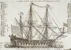 imagem veleiro de guerra de três mastros