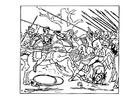 P�ginas para colorir Alexander  derrota os Persas