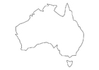 P�ginas para colorir Austrália