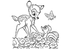 P�ginas para colorir Bambi
