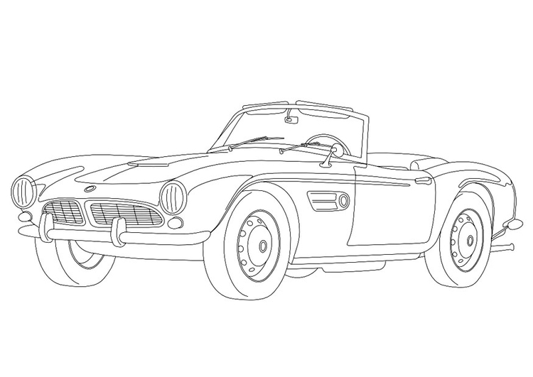 Página para colorir BMW 507