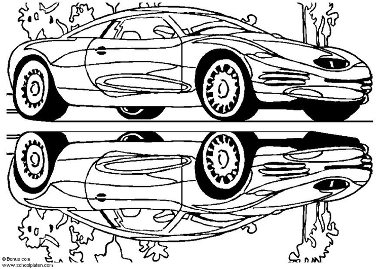 Página para colorir Chrysler Showcar