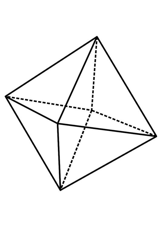 figura geomÃ©trica - octaedro 