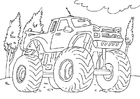 P�ginas para colorir monster truck