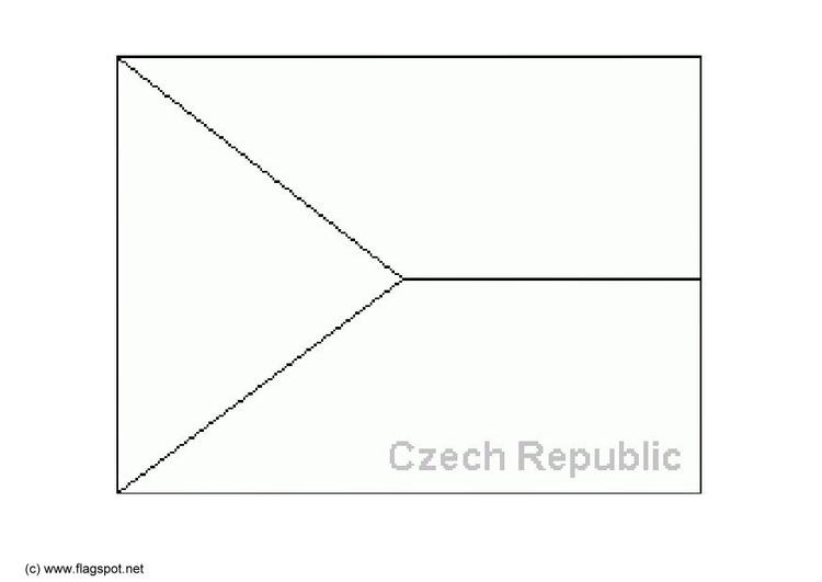Página para colorir RepÃºblica Tcheca 