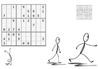 P�ginas para colorir sudoku - praticar esportes
