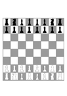 P�ginas para colorir tabuleiro de xadrez 