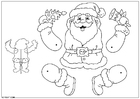 artes fantoche de Papai Noel