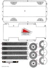 artesanato para crian�as Jeep Cruz Vermelha parte 2