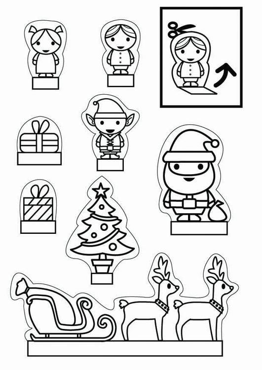 maquete de Natal