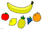 móbile de frutas 