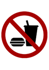 bilder proibido alimentos e bebidas 