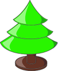 imagem árvore de natal vazia