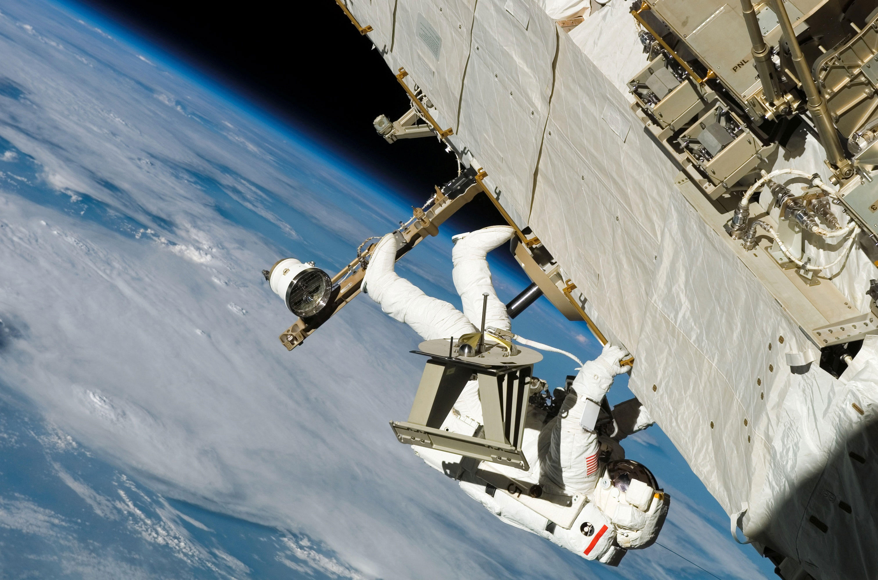 Foto astronauta no espaÃ§o 