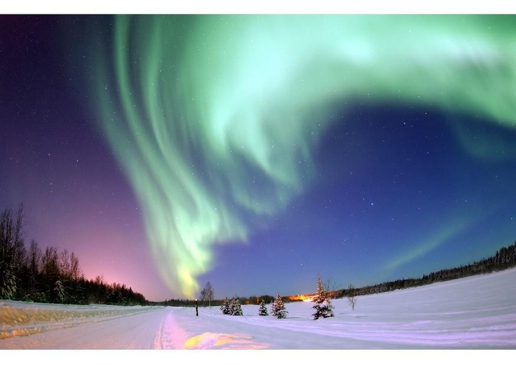 Foto aurora boreal 