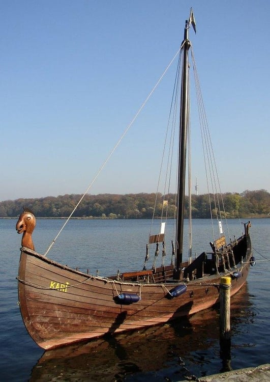Foto barco viking - drakar