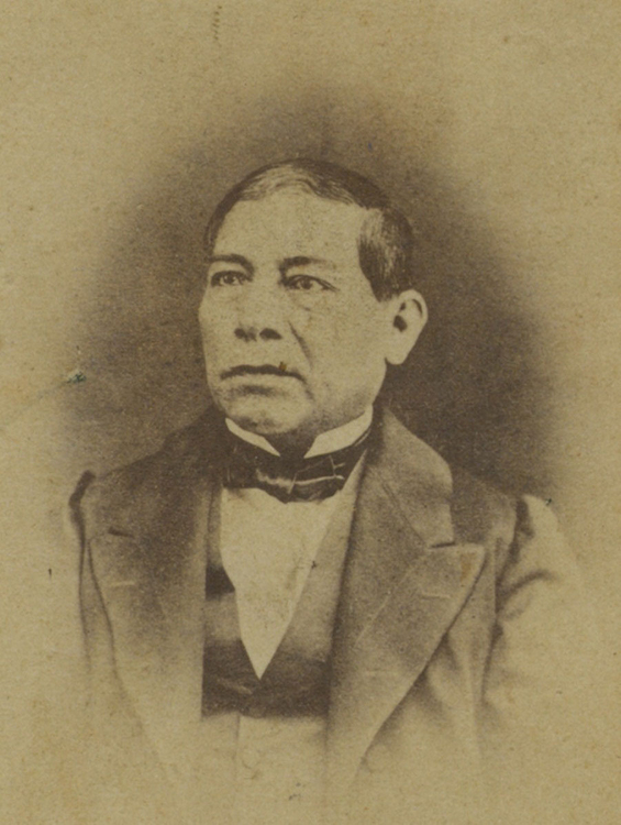 Foto Benito JuÃ¡rez - aproximadamente 1868