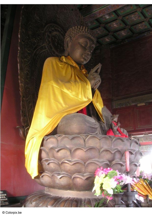 Foto Buda em um templo