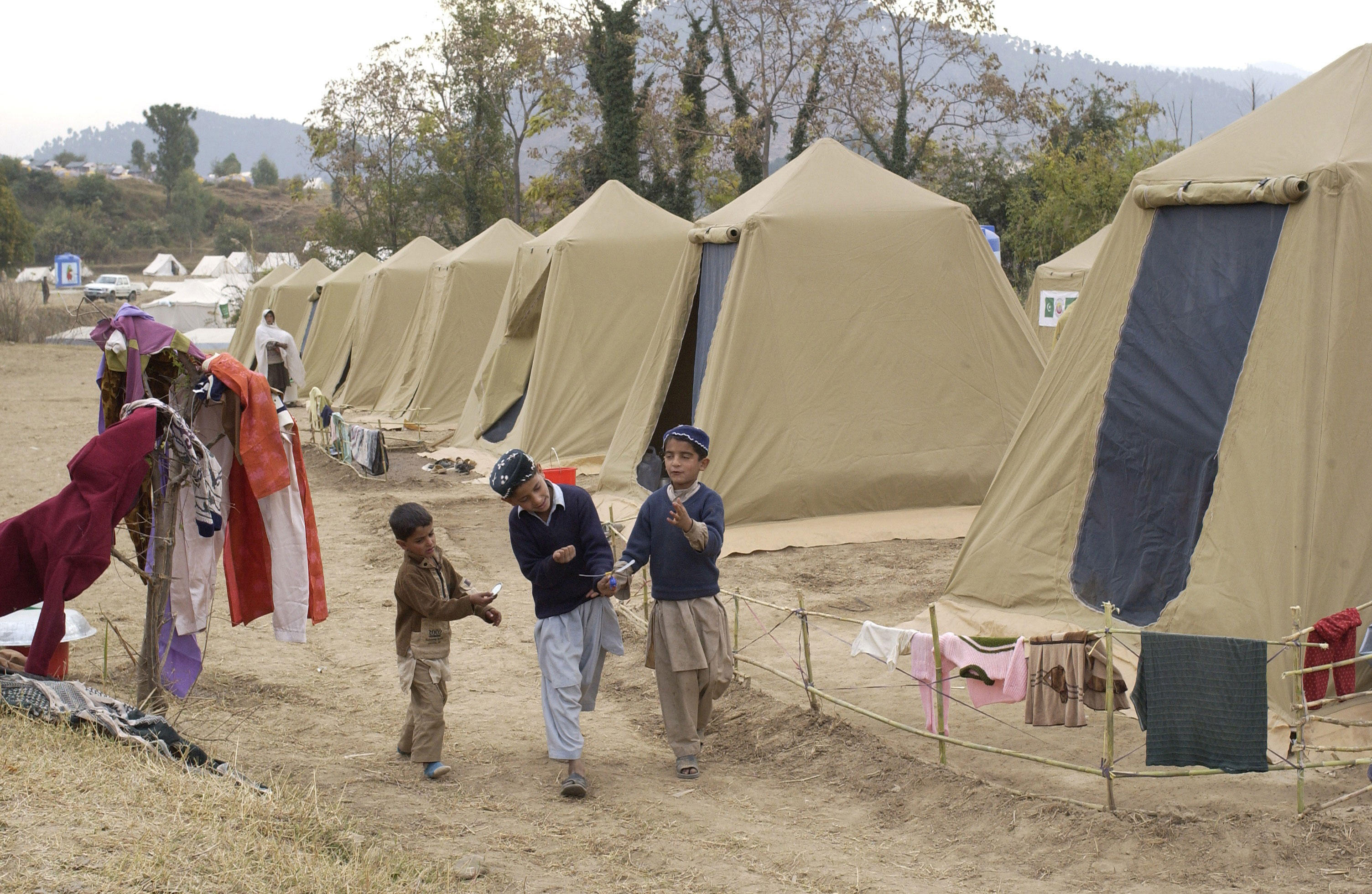 Foto campo de refugiados - PaquistÃ£o 