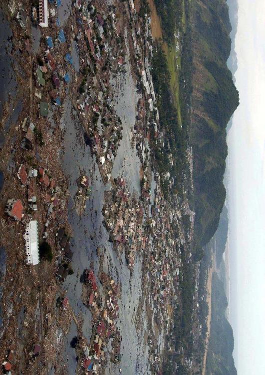 cidade depois de um tsunami 