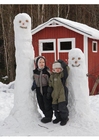 diversão com a neve
