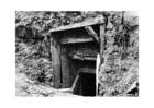 Fotos entrada de um esconderijo alemão