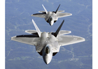foto F-22A Raptor em formação