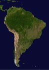 Foto foto de satÃ©lite da AmÃ©rica do Sul