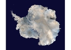 foto de satélite da Antártica