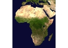 foto de satélite de África