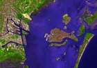 foto de satélite de Veneza